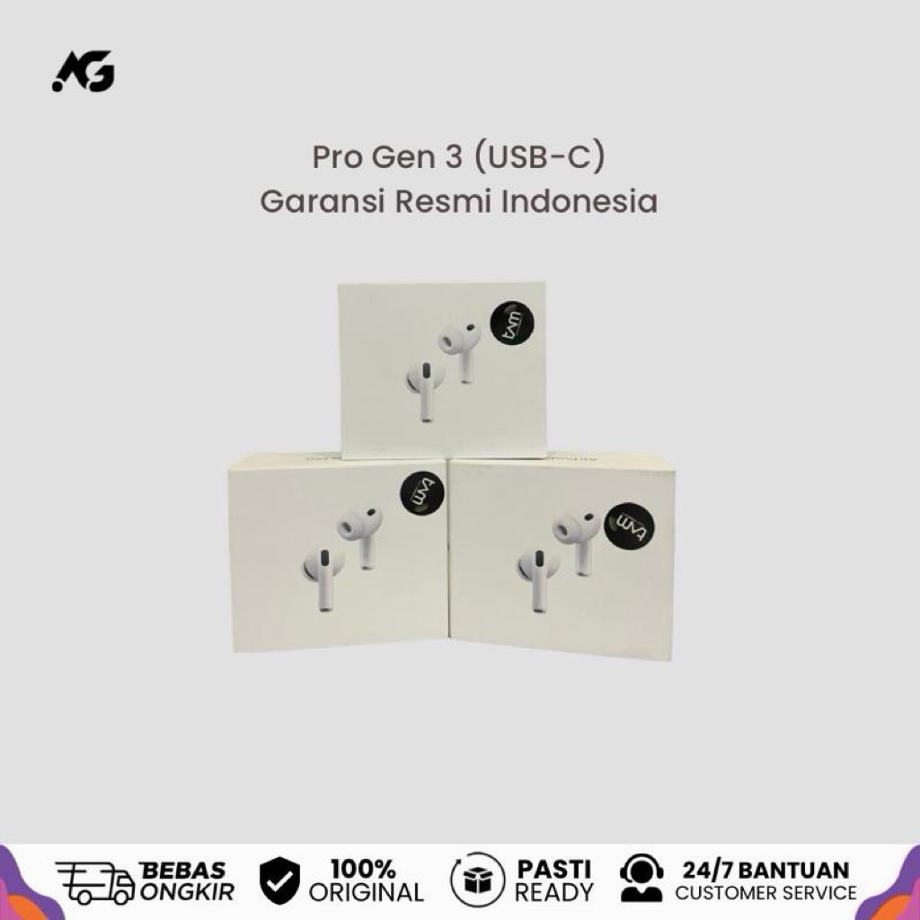 AirPods Pro Gen 3 (2025) Garansi Resmi Indonesia