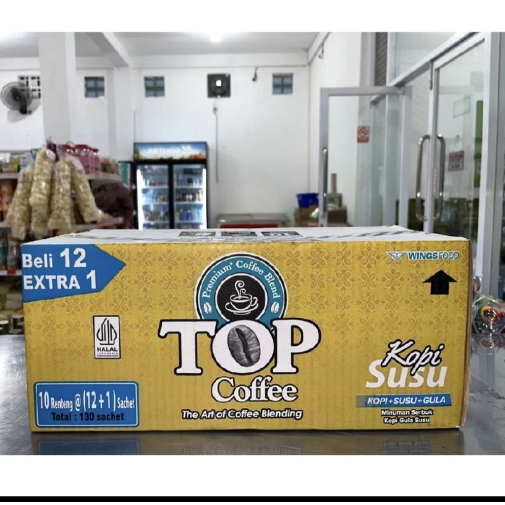Top kopi susu, top kopi gula aren