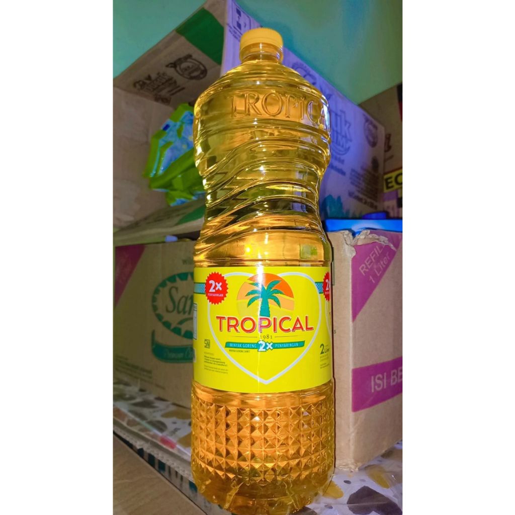 (1DUS) Minyak Goreng TROPICAL Botol 2L