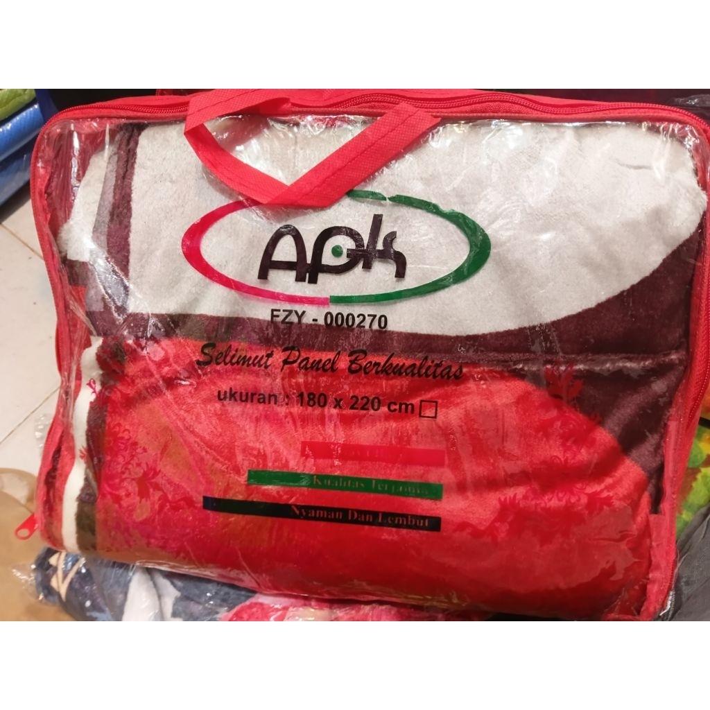 apk selimut panel berkualitas uk.180×220