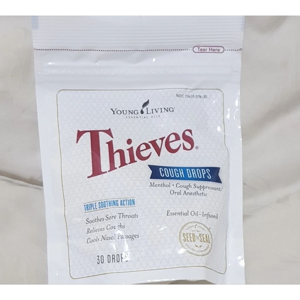 Thieves cough drops essential oil EO dijamin ori dan segel seperti foto