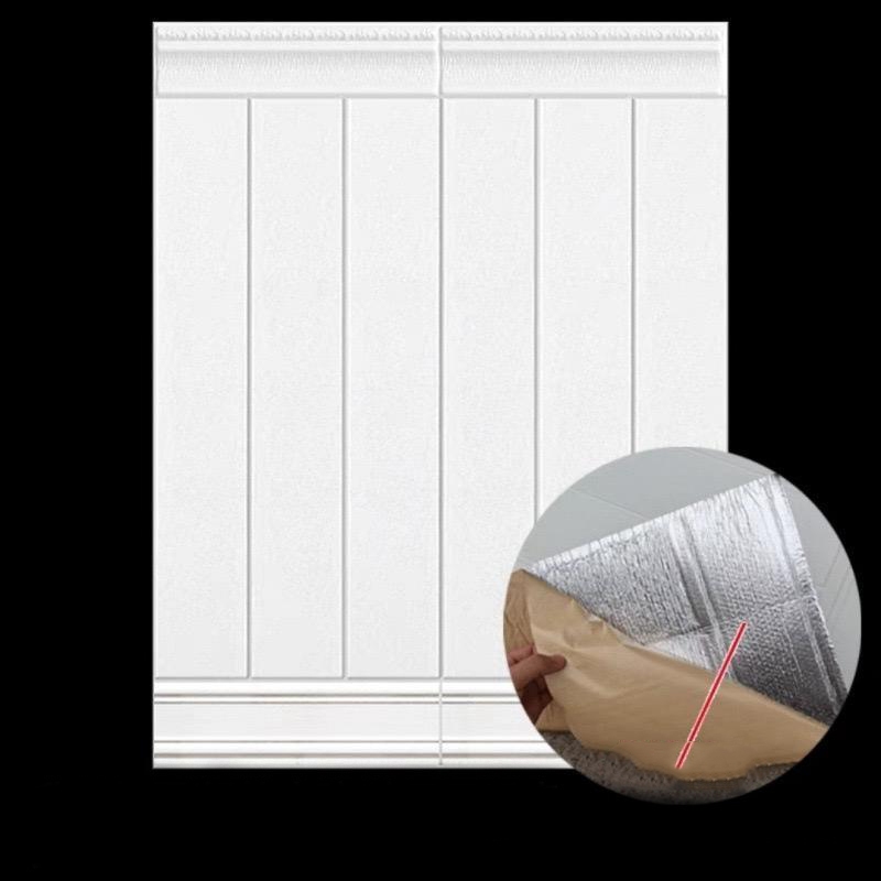 70x90CM Wallpaper Foam Pintu Emboss Wallpaper 3D Foam Motif / Wallfoam Sticker Dinding Kamar / Walpa