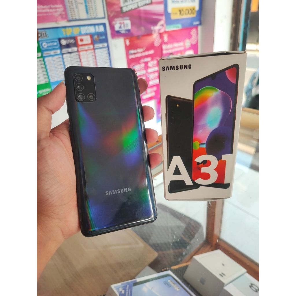 Samsung a31 6/128 Layar Amoled Second No minus