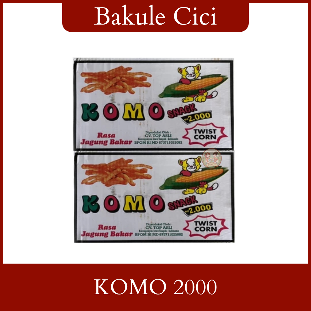 Snack Jadul KOMO 1 DUS ISI 20 BUNGKUS
