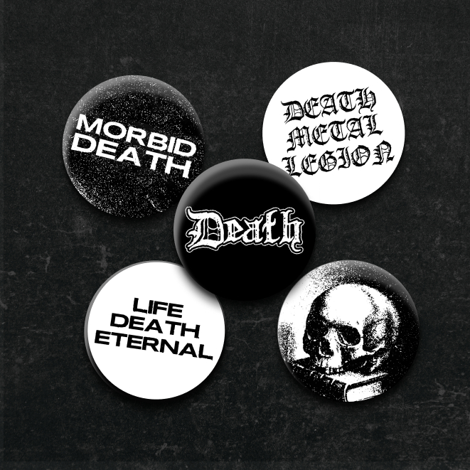 Pin Band Death Metal Black Metal / Pin Button Band