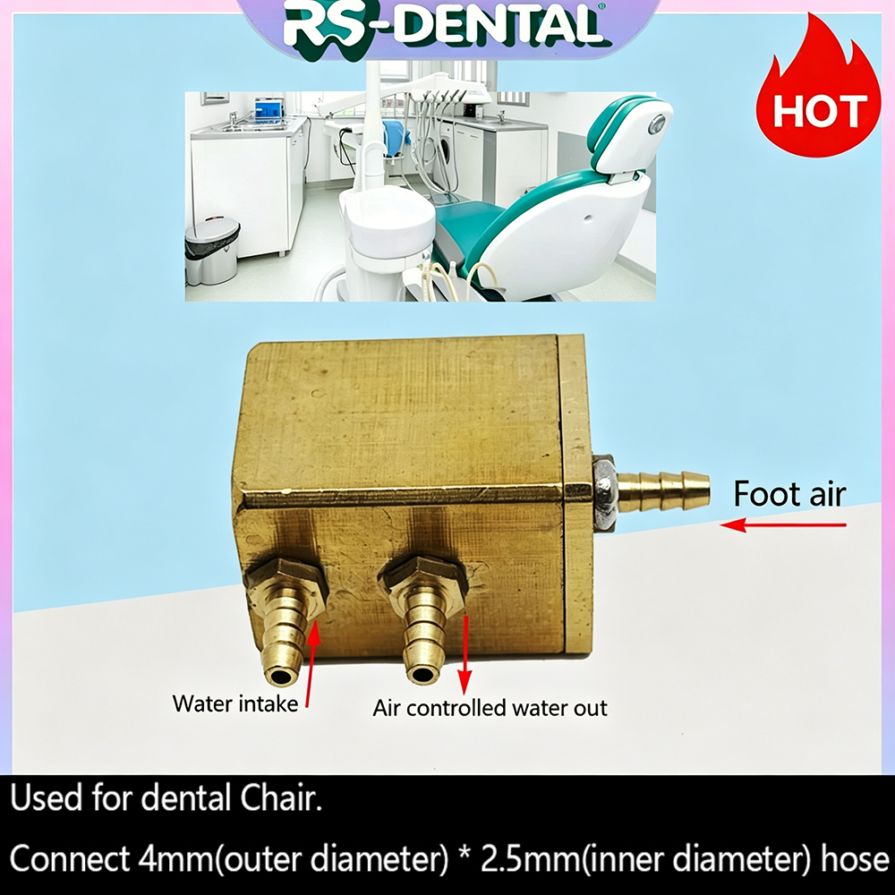 Sparepart Dental Unit Pull Back Valve Water Air Otomatis Control 3 Pin Dental Chair Unit Parts