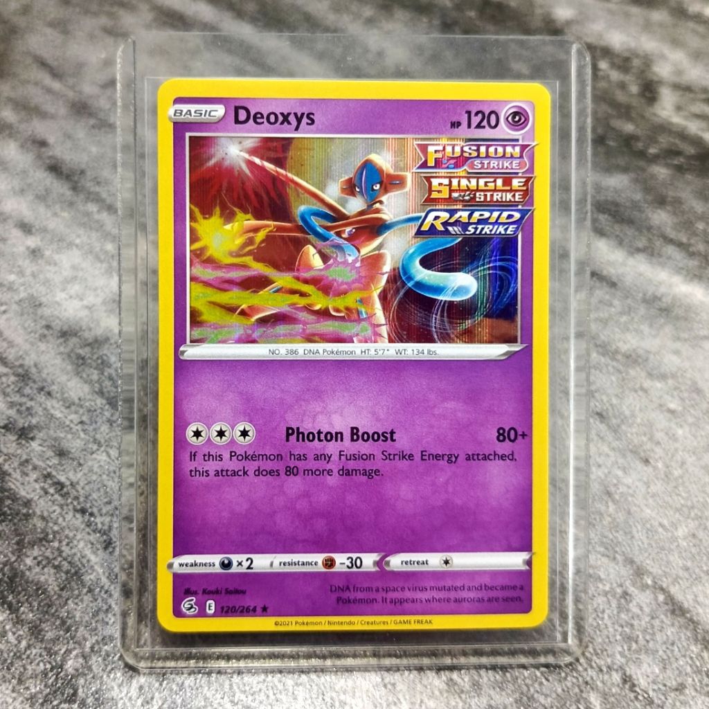 kartu pokemon deoxys English original holo rare | dapat toploader | sedia juga lainnya pokemon asli 