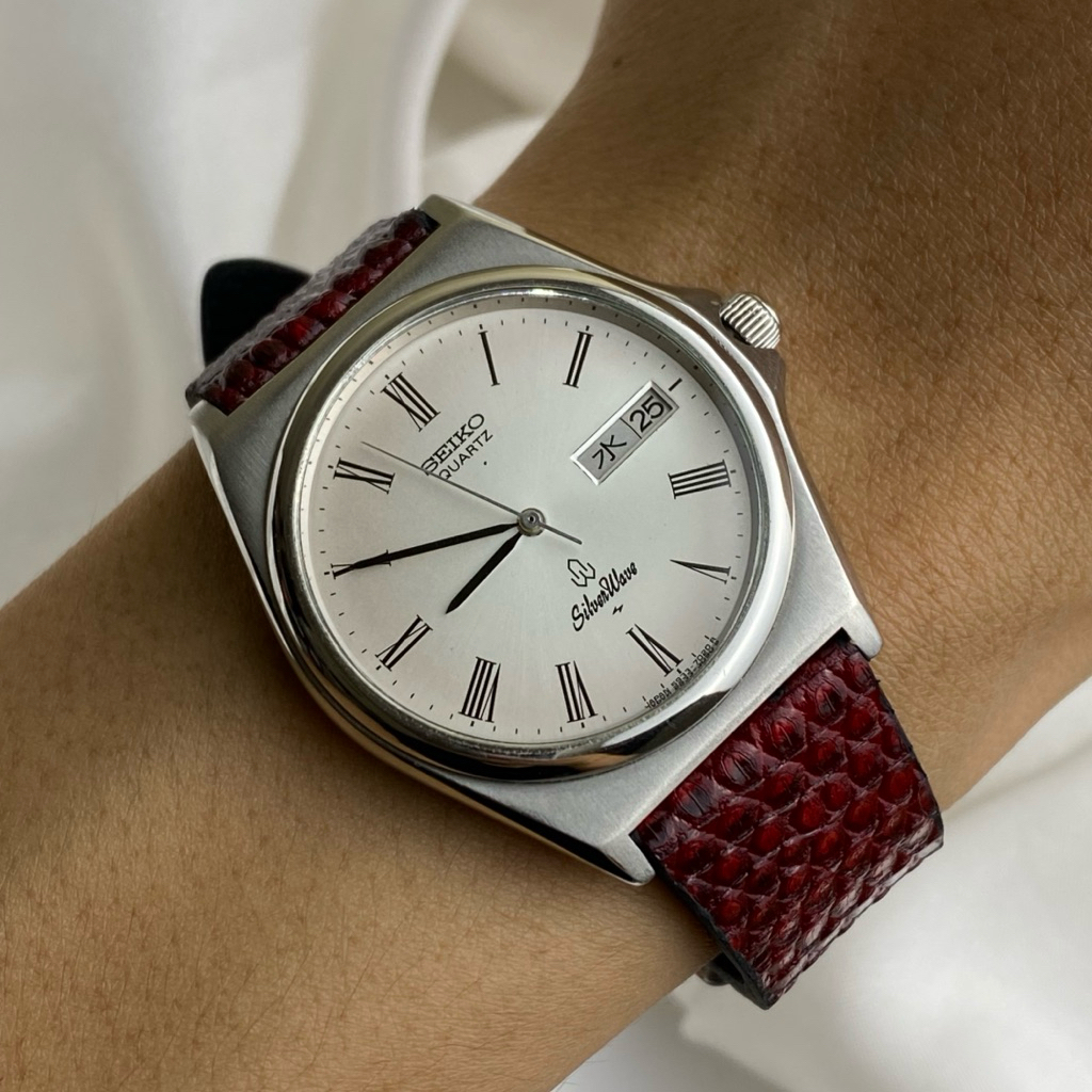seiko silverwive jam tangan pria second original