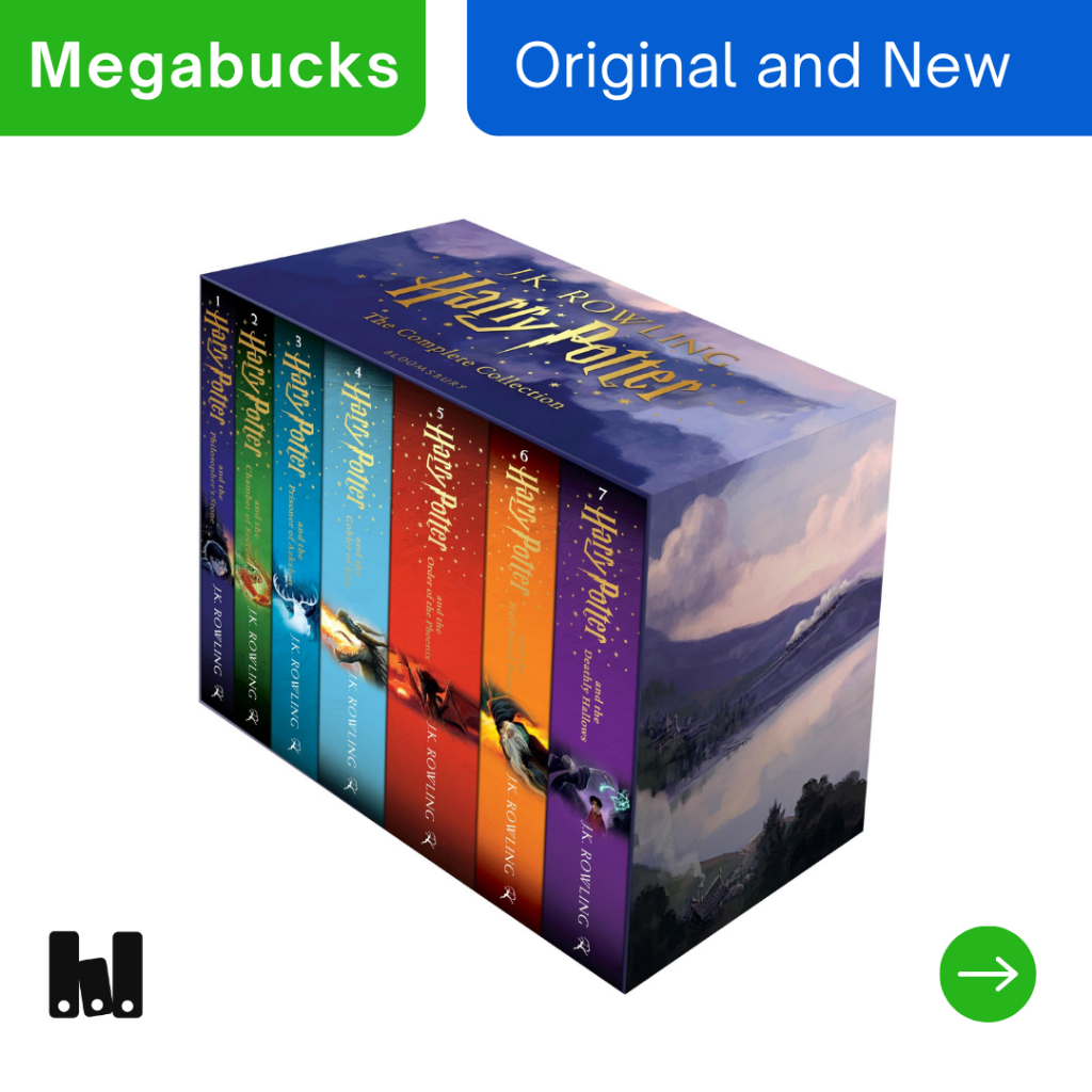 (Bloomsbury) Harry Potter Children's Collection Boxset Books 1-7 by J. K. Rowling Original English