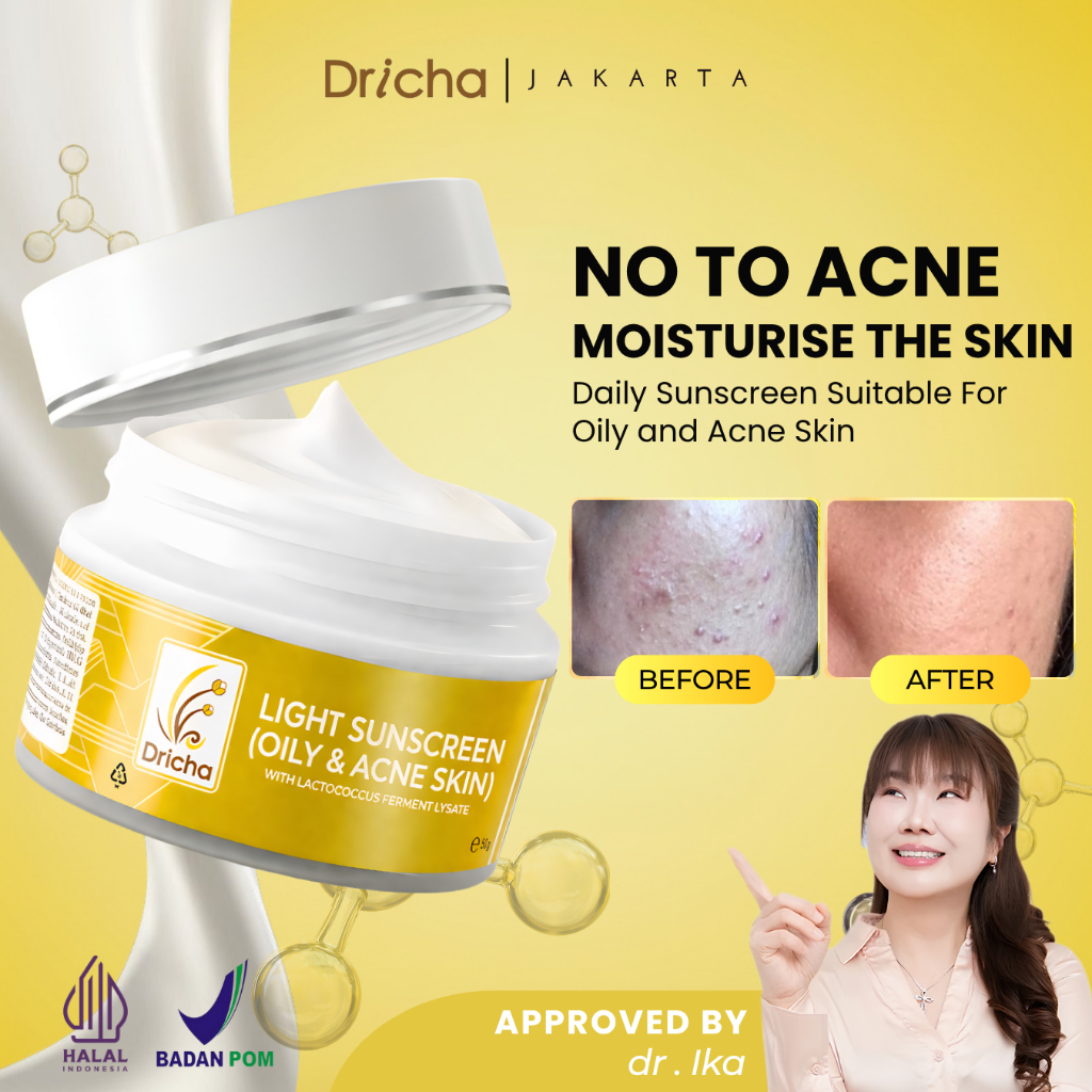 {COD} LIGHT SUNSCREEN DRICHA (OILY&ACNE SKIN)