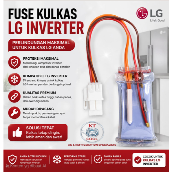 FUSE KULKAS LG INVERTER GABUNG