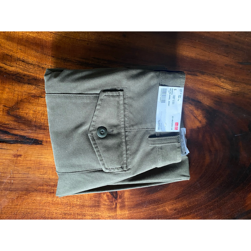 celana barrel jersey uniqlo