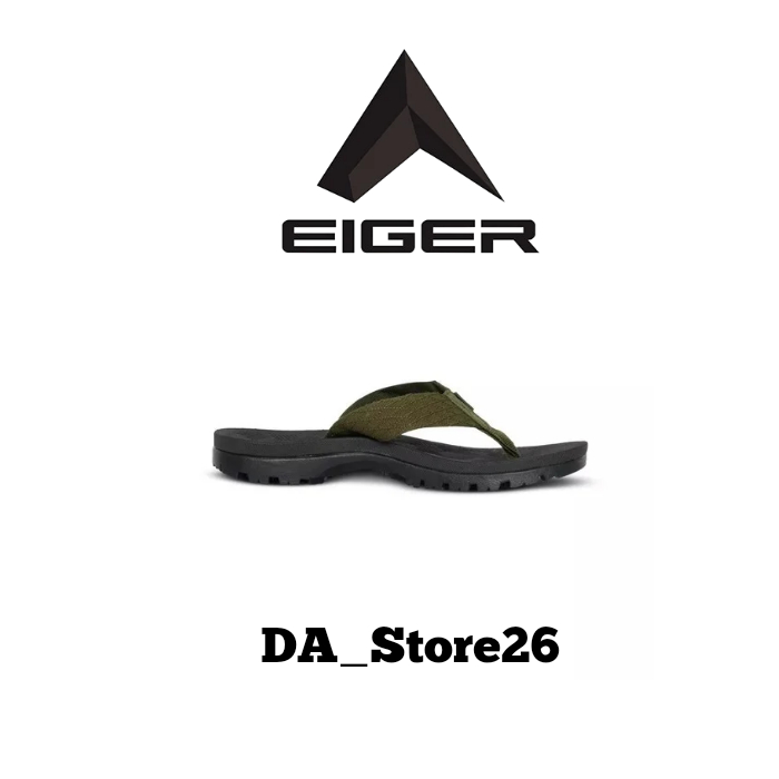 PROMO SANDAL EIGER BHARDEV PINCH SOLE BLACK SANDALS