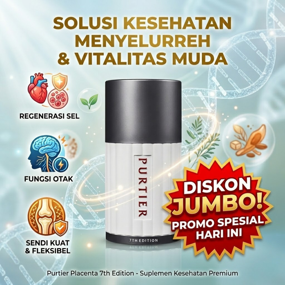 Purtier Placenta Edisi 7 Edition Suplemen Kesehatan Stem Cell Rusa Riway Original