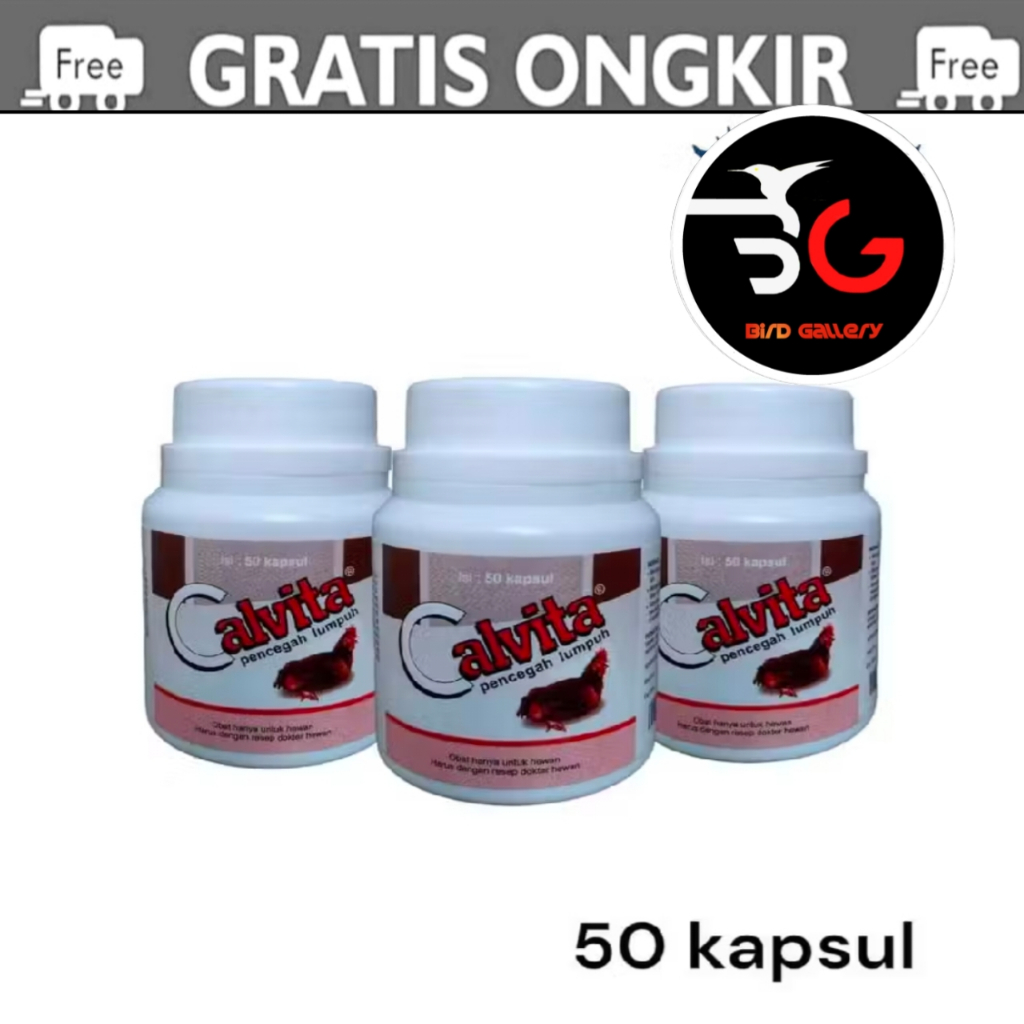 CALVITA 50 BUTIR CALVITA MEDION VITAMIN LUMPUH AYAM