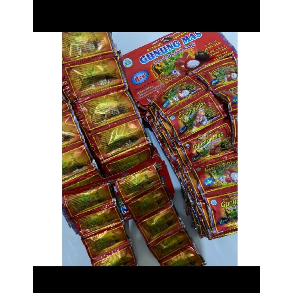 KAPSUL GUNUNG MAS ASAM URAT DAN PEGAL LINU Original