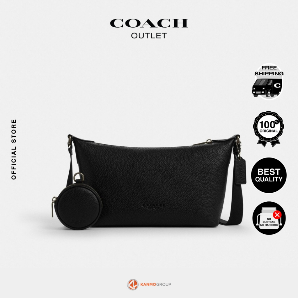 Coach Small Finn Crossbody with Pouch in Maxi Signature Canvas - Tas Selempang Wanita