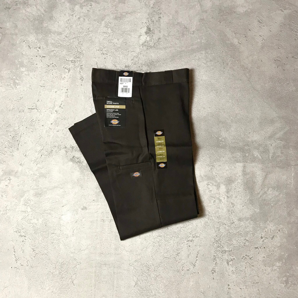 Dickies Loose fit Double Knee Dark Brown