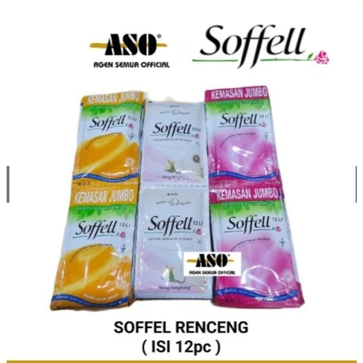 SOFFELL SOFEL Anti nyamuk Lotion RENCENG ( ISI 12 ) PROMO 