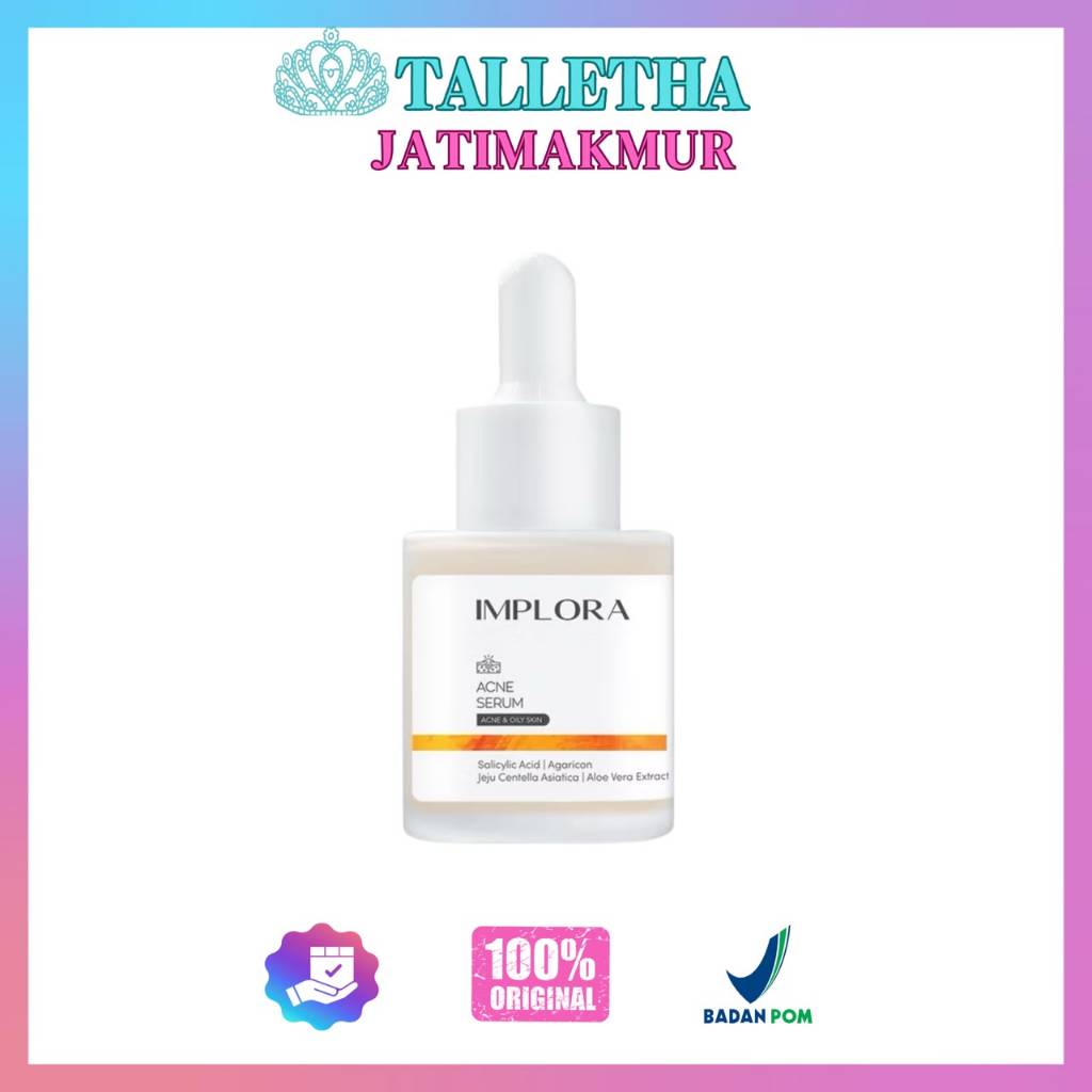 IMPLORA Serum Wajah Acne || Implora Acne Serum (TALLETHA)