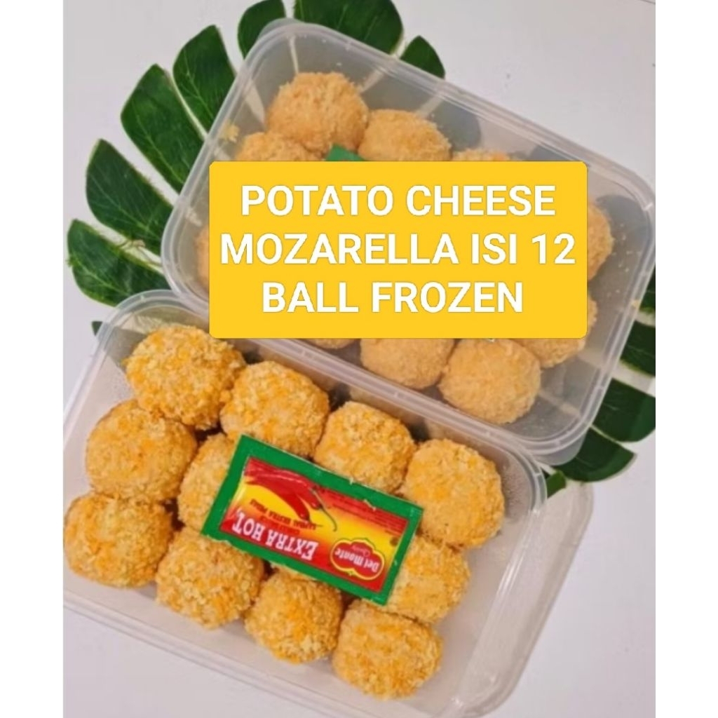 POTATO CHEESE MOZARELLA BALL FROZEN ISI 12