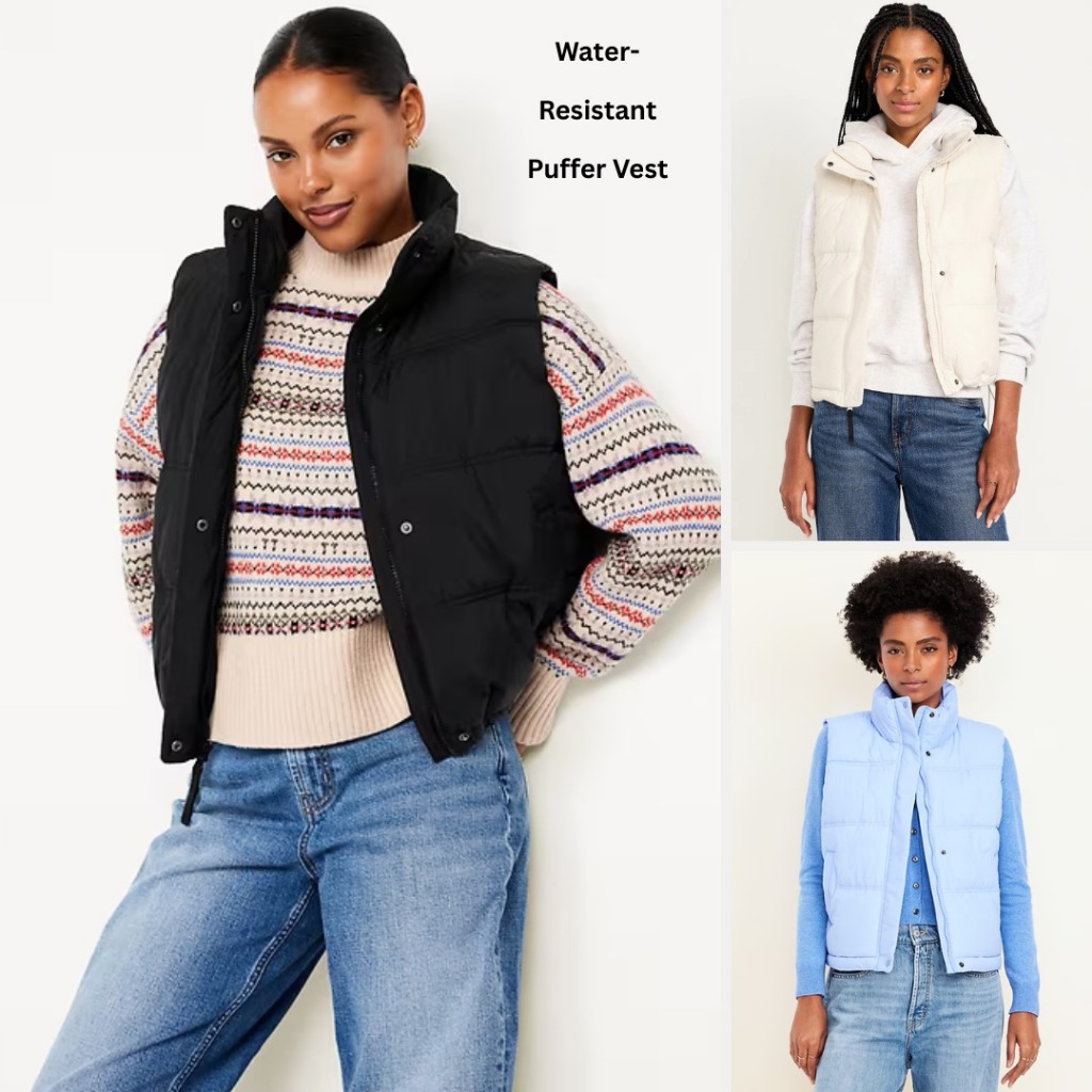 Jacket Vest Wanita Waterproof (ODN666 PUFFER VEST)