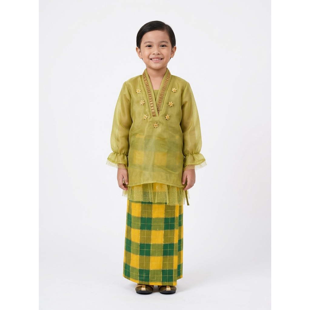 Baju Bodo Organza Anak