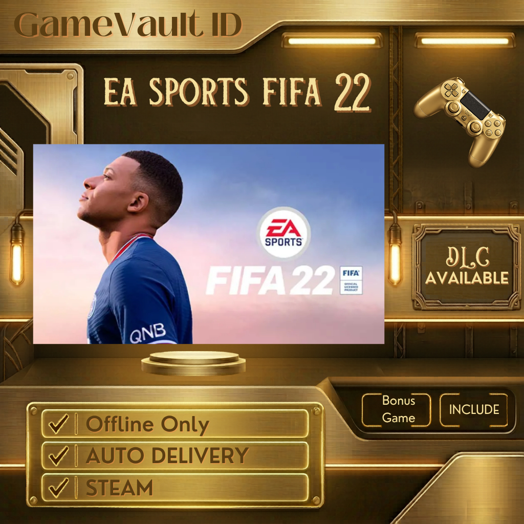 [BONUS GAME RANDOM] EA SPORTS FIFA 22 - GAME PC / OFFLINE ONLY / STEAM INJECT