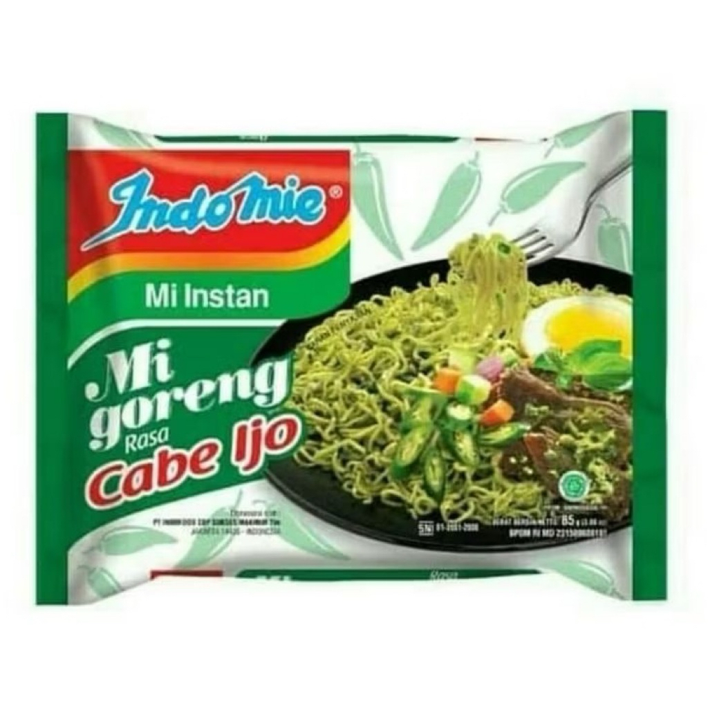 [WARUNG EMBUL.ID] INDOMIE MI GORENG CABE IJO (5PCS)