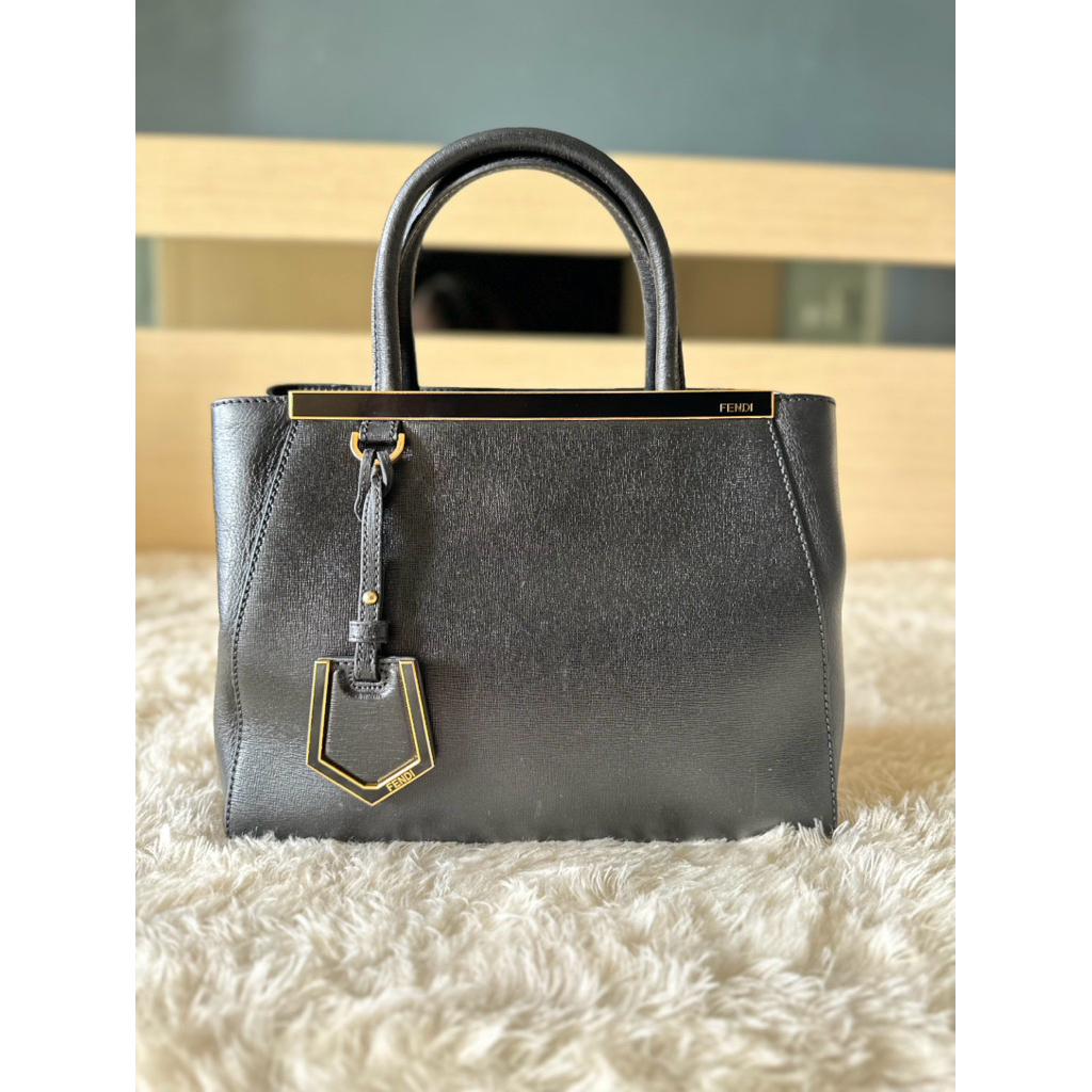 Fendi Mini 2 Jours Black GHW