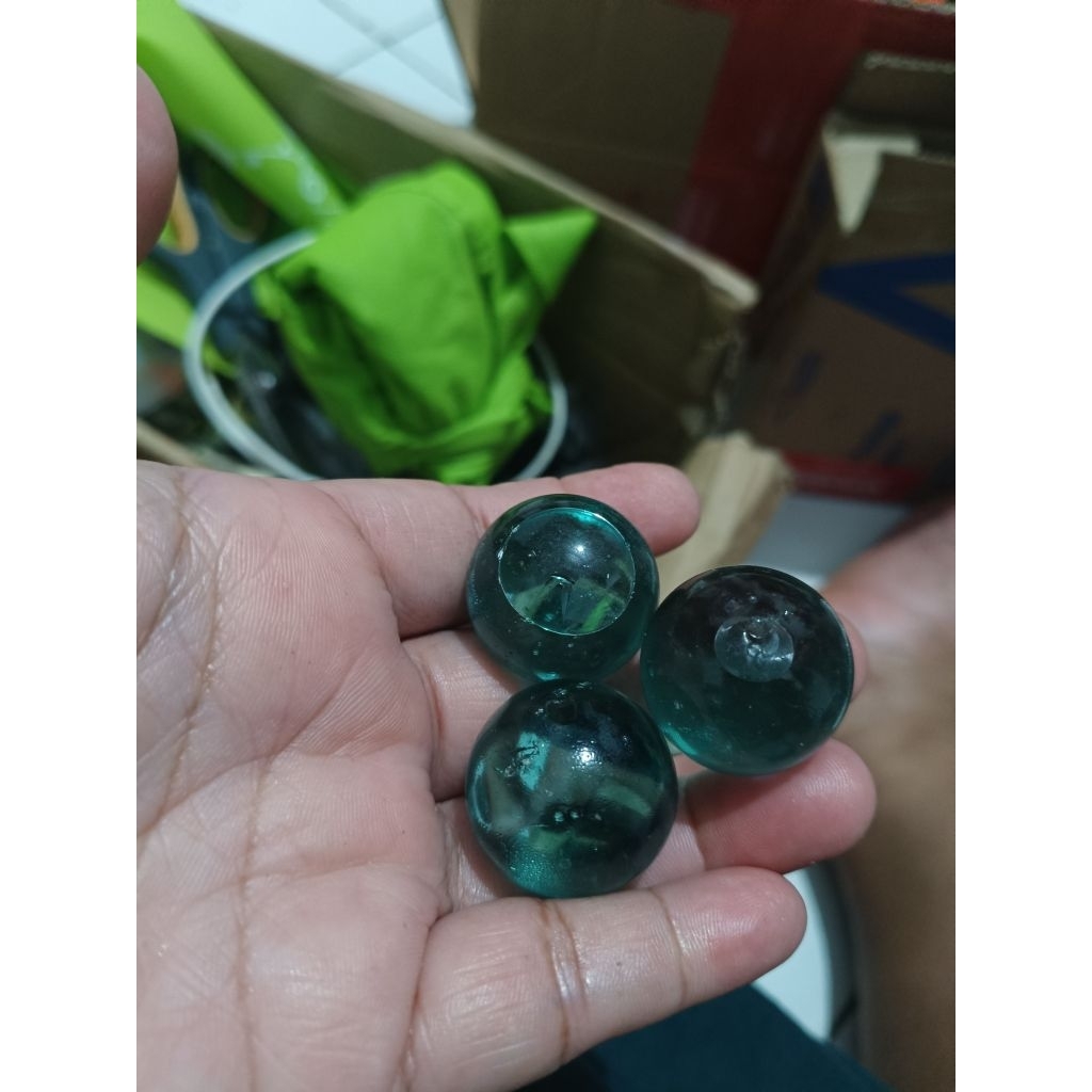 Kelereng Metalik jumbo rijek/gompel