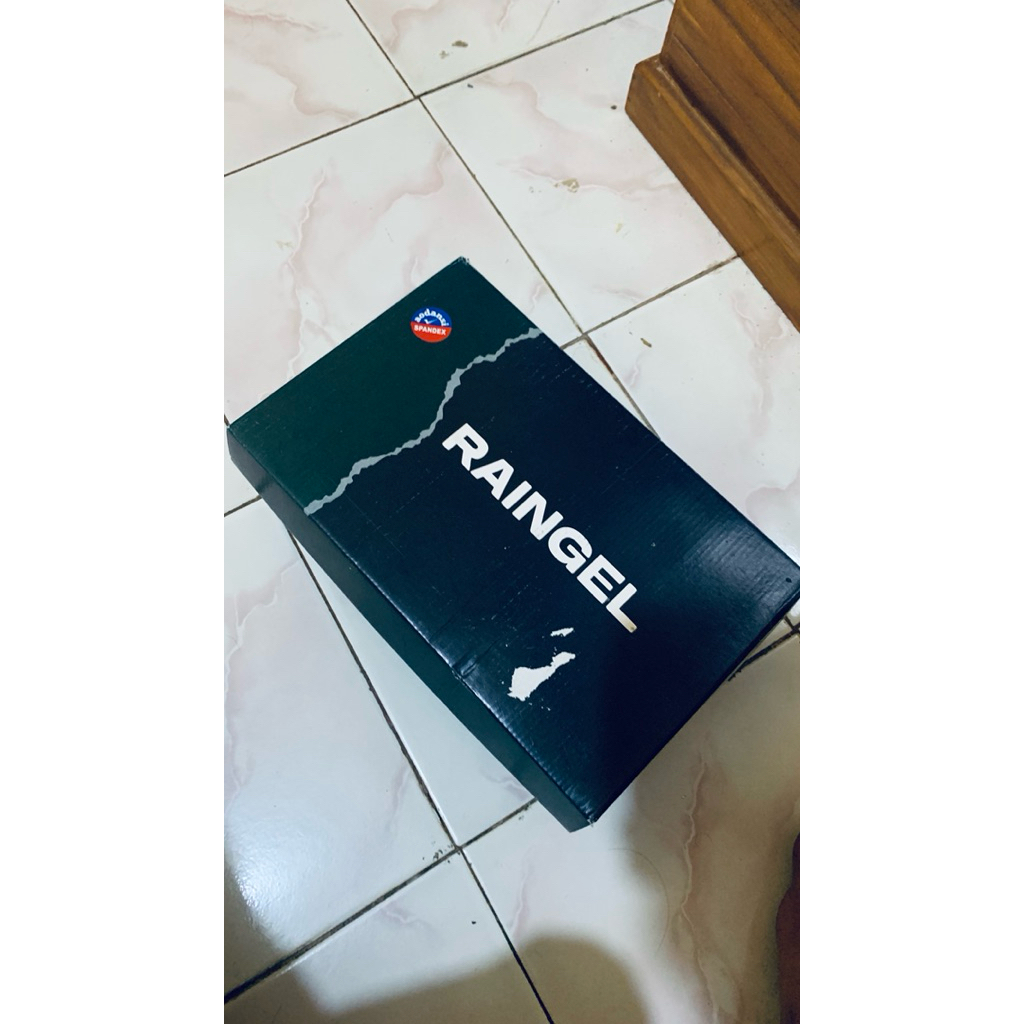kardus sepatu raingel