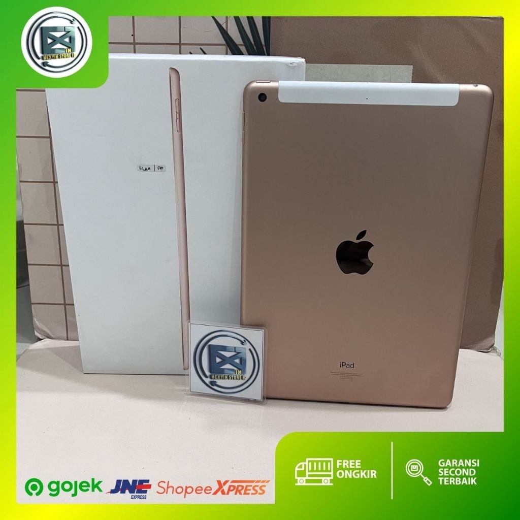 IPAD 8 4G 128( WIFI+CELLULAR)EX IB0X SECOND FULLSET