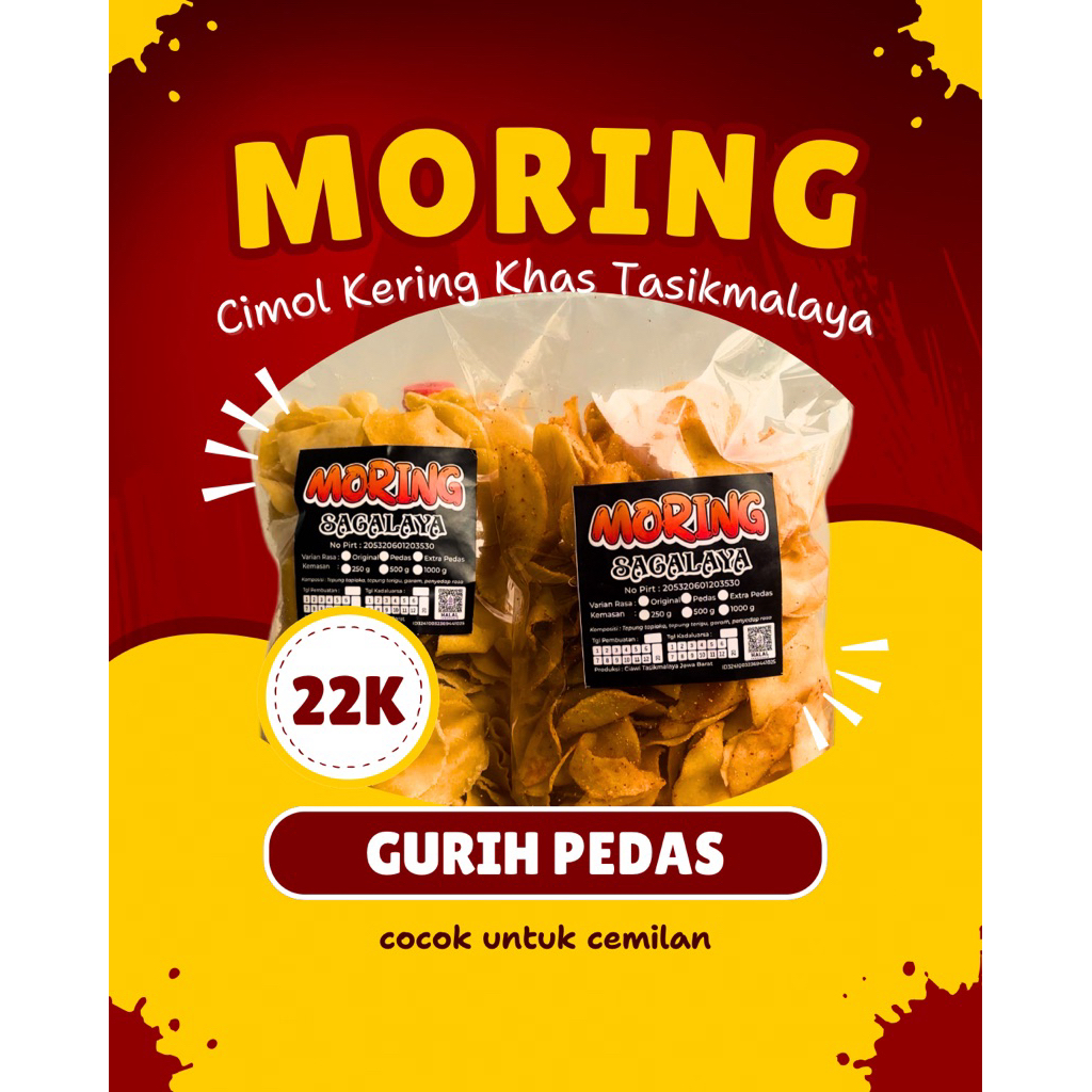MORING(cimol kering) khas tasikmalaya