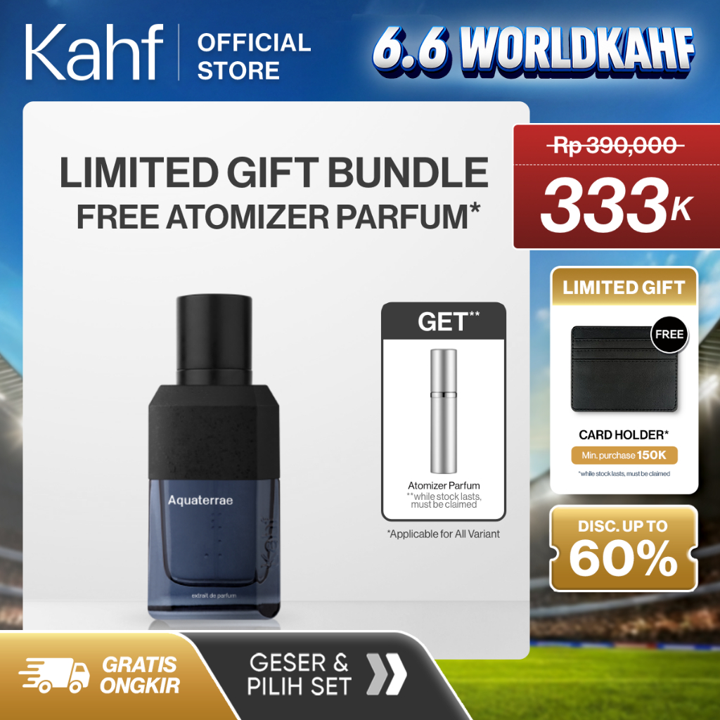NEW Kahf Extrait de Parfum x Bryan Domani - Full & Mini Size / Travel Size - 50 ml & 5 ml - Oracle S