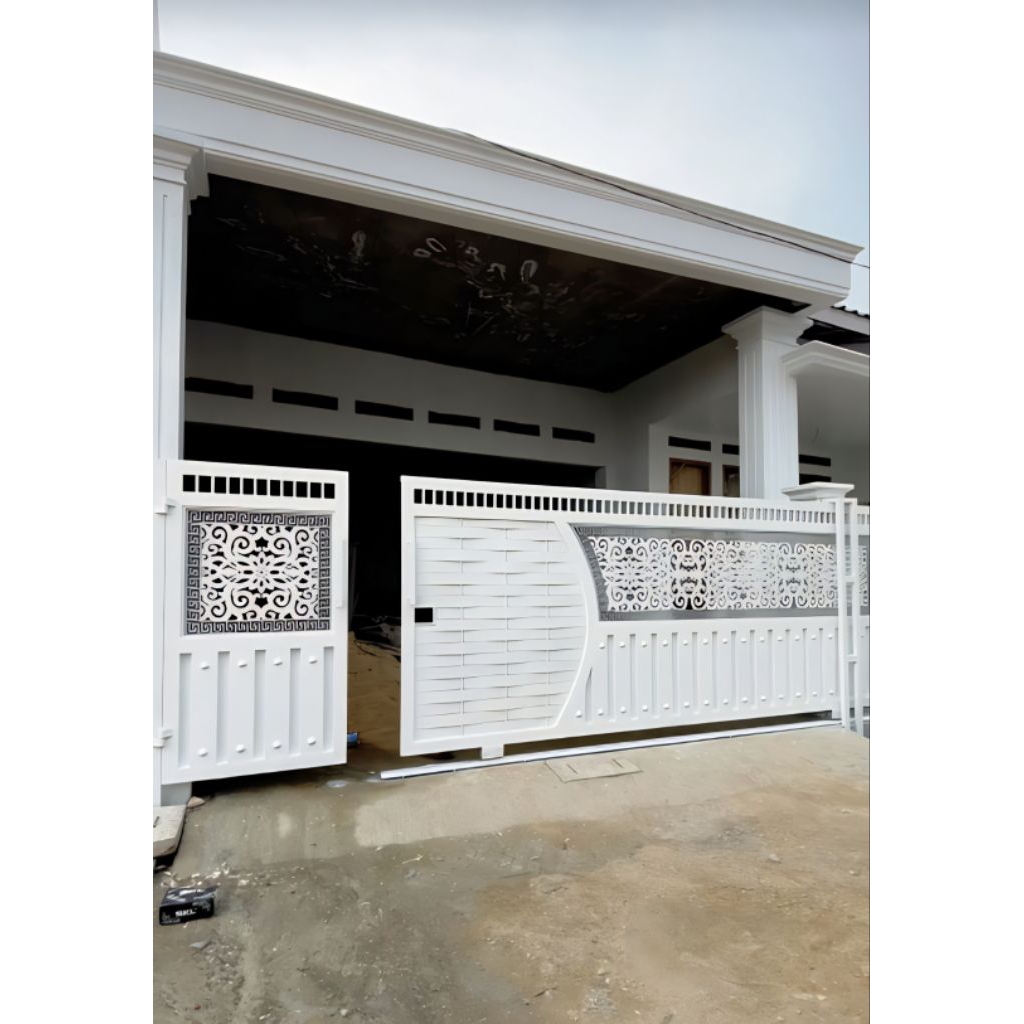Pagar Besi Plat Cutting Modern