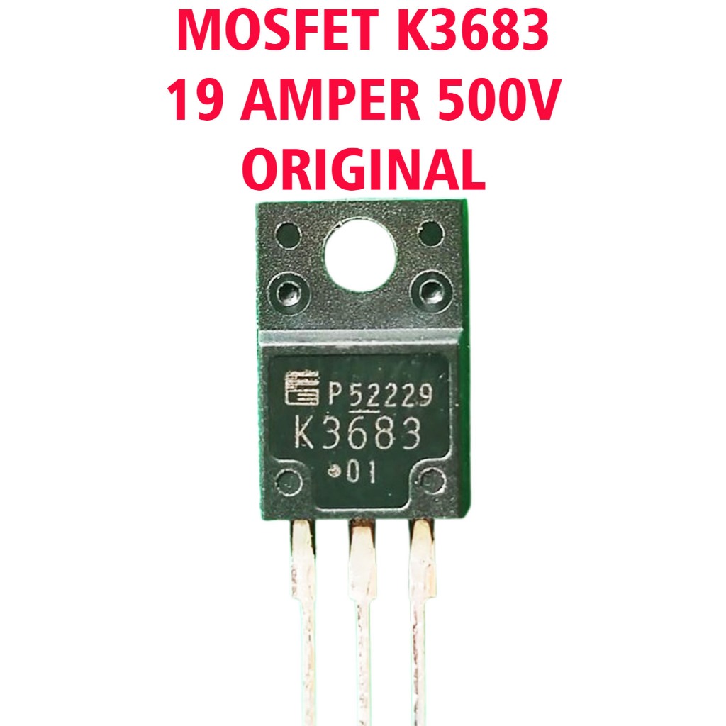 mosfet K3683 atau 19 amper 500v ori murah