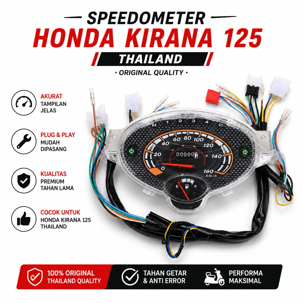 SPEEDOMETER KIRANA KPW WAVE 125R DREAM 125 THAILAND