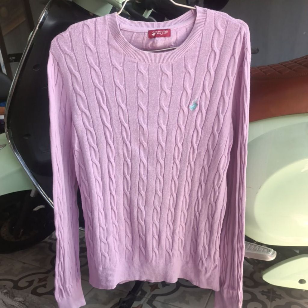 PRELOVED RAJUT KEPANG POLO CABLE KNIT
