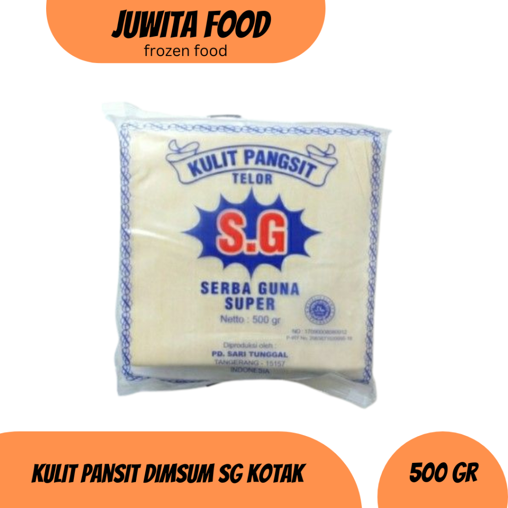 KULIT PANGSIT SG SUPER KOTAK 500G
