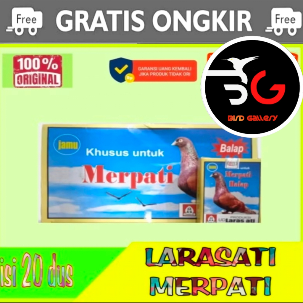 JAMU MERPATI LARASATI BALAP LARASATI MERPATI