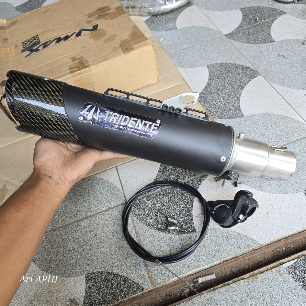 slincer silincer knalpot tridente f20 raptor original