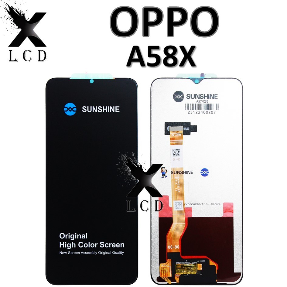 LCD TOUCHSCREEN OPPO A58X ORIGINAL COMPLETE FULLSET