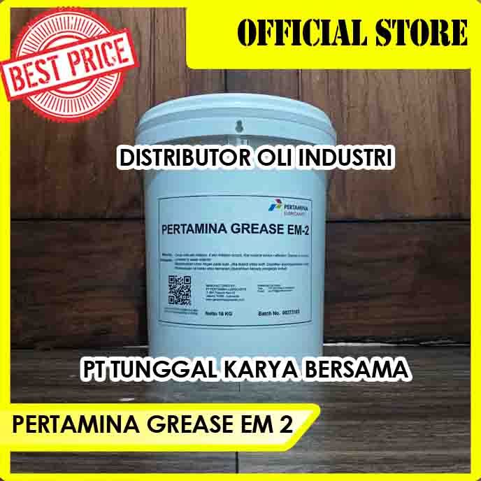Pertamina Grease EM 2 - 20 Liter Gemuk Lithium Complex Premium High Temp
