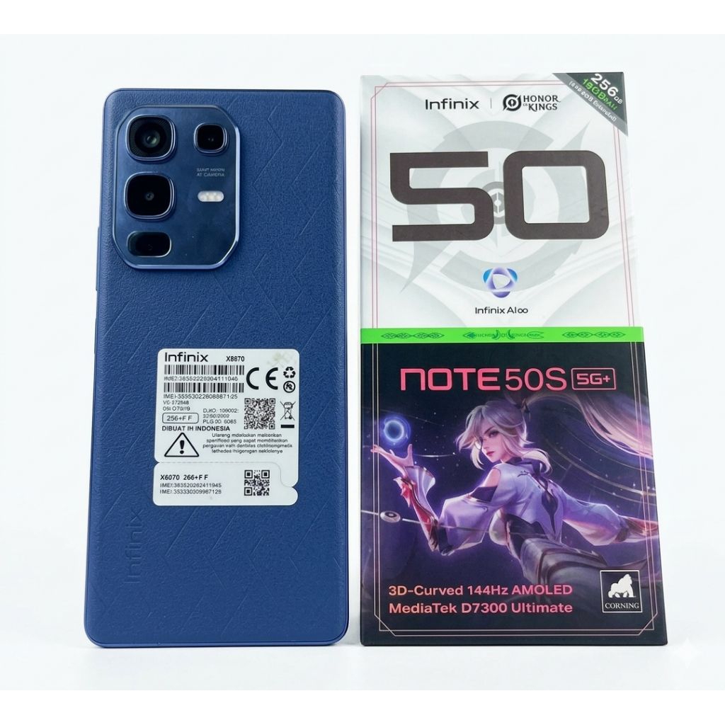 INFINIX NOTE 50s 5G SECOND FULLSET | 8/256GB