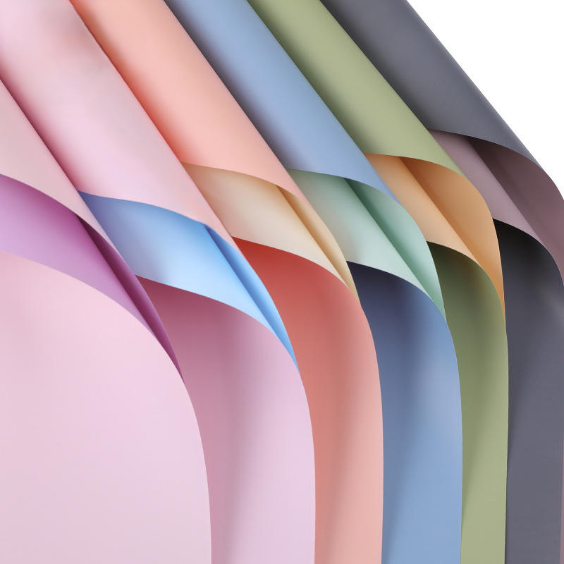 Kertas Cellophane Wrapping Bunga 58x58cm - Kertas Pembungkus,Tahan Air, Tebal