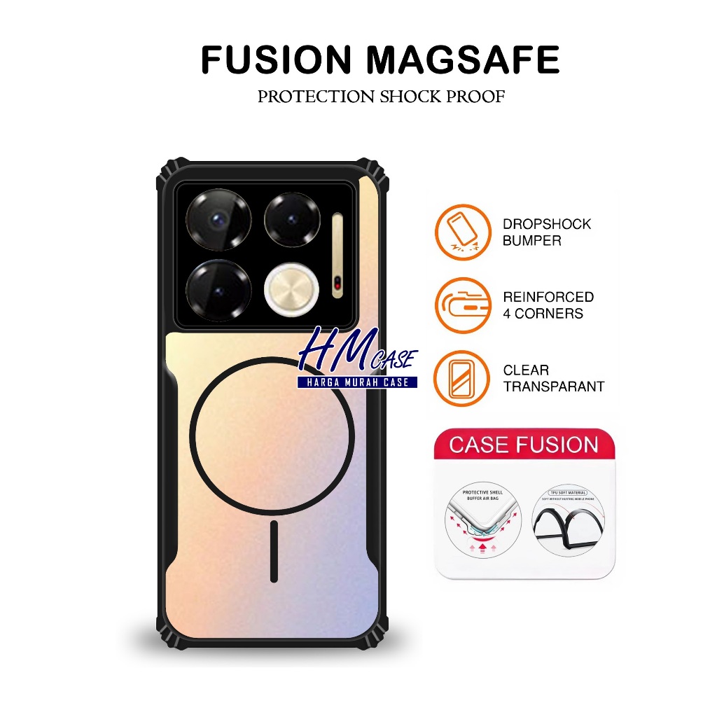 Case Magsafe Infinix Note 40 Infinix Note 40 Pro Infinix Note 40 Pro Plus Fusion Case Shockproof Cle