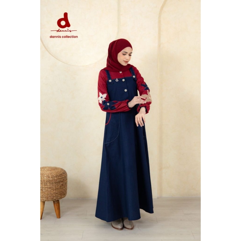 ABAYA DANNIS KATUN D'RASTY NAVY