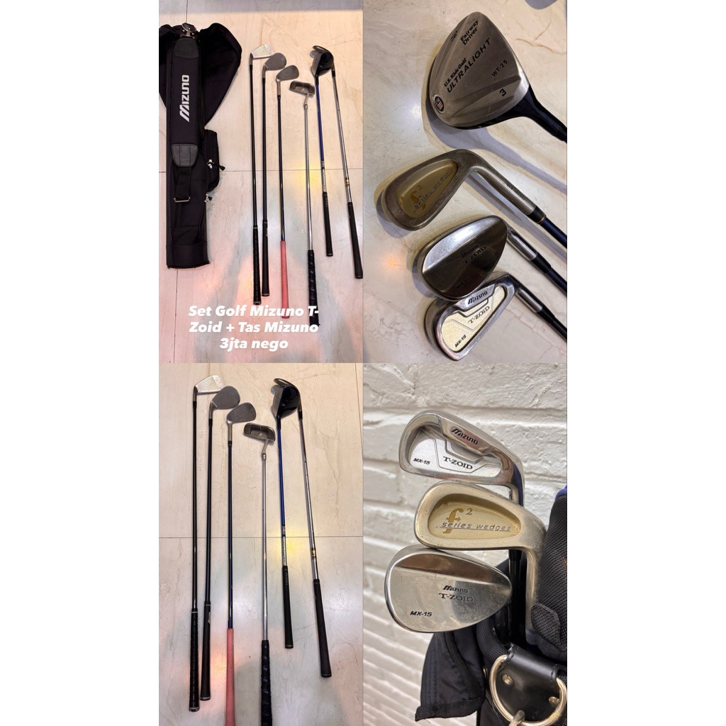 SET GOLF MIZUNO T-ZOID + TAS MIZUNO