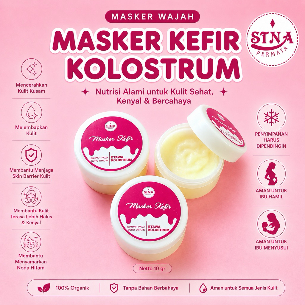 MASKER KEFIR KOLOSTRUM @10GRAM